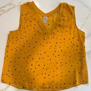 Worthington Yellow Sleeveless Tank Top